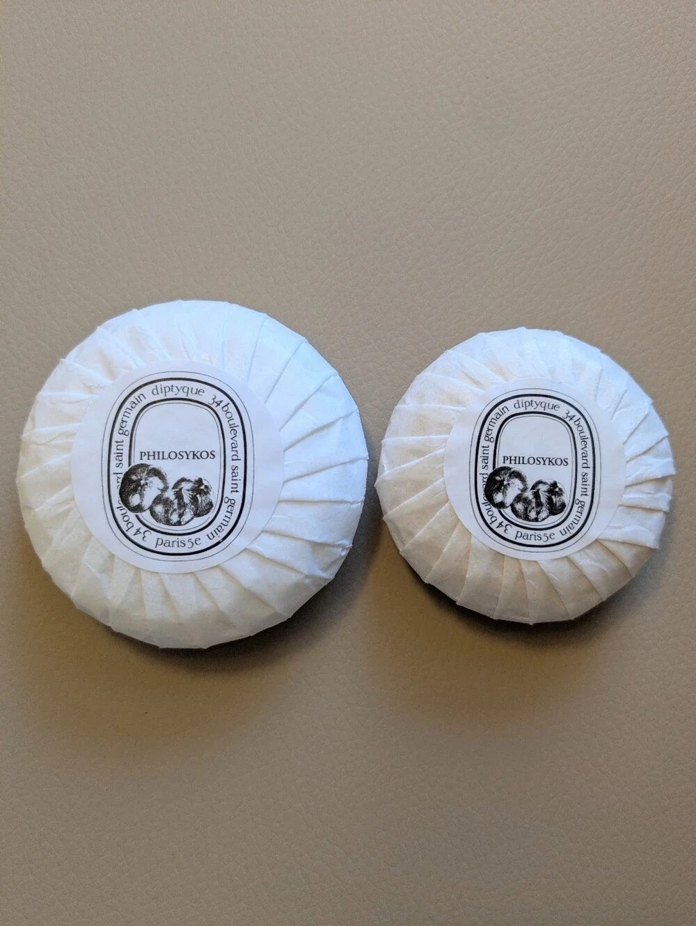 ✨ Diptyque Paris Philosykos Luxury Soap Set – 2 Travel Soaps | New & Sealed ✨